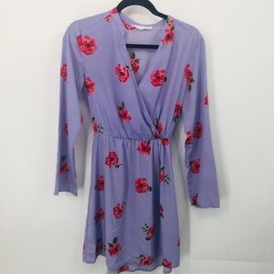 All in‎ favor Women’s purple floral dress  size S
